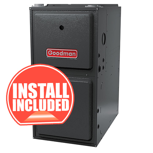 High-efficiency gas furnace